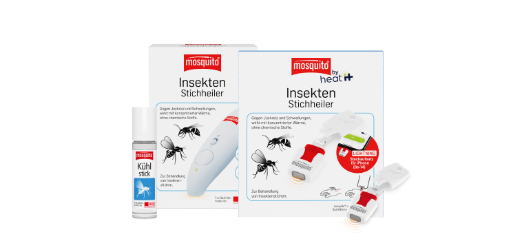 Kühlstick und mosquito Insektenstichheiler und mosquito Insektentsichheiler byheatit