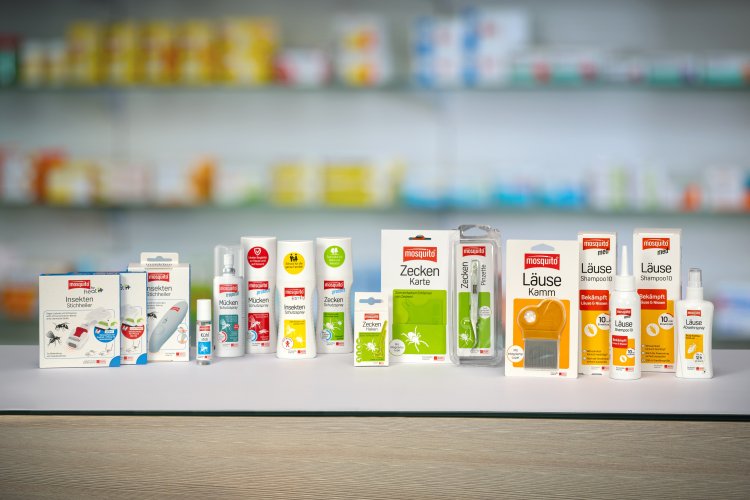 mosquito Produktfamilie auf HV Tisch platziert